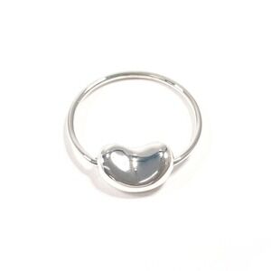 TIFFANY&Co. Tiffany Bean Elsa Peretti Ring, Sterling Silver 925, Size 13, Sil...